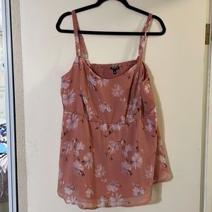 Torrid Spaghetti Strap flower top